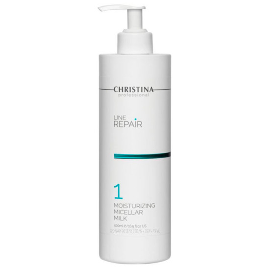 Зволожувальне міцелярне молочко (крок 1) Christina Line Repair Glow Moisturizing Micellar Milk, 500 мл
