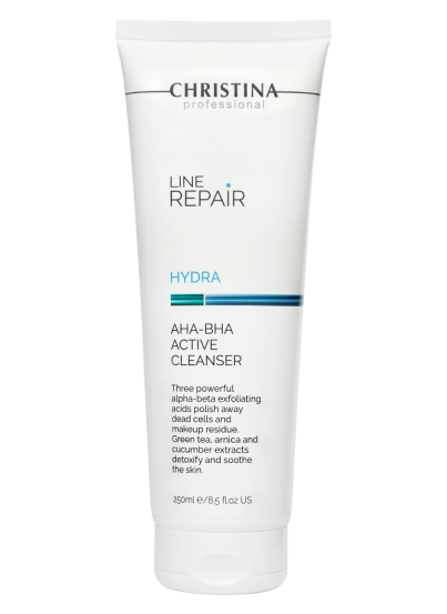 Очиститель с кислотами AHA-BHA Christina Line Repair Hydra AHA-BHA Active Cleanser, 250 мл