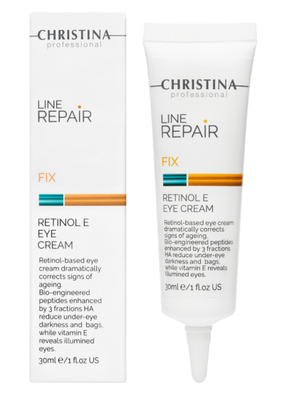 Крем для очей з ретинолом та вітаміном Е Christina Line Repair Fix Retinol E Eye Cream, 30 мл