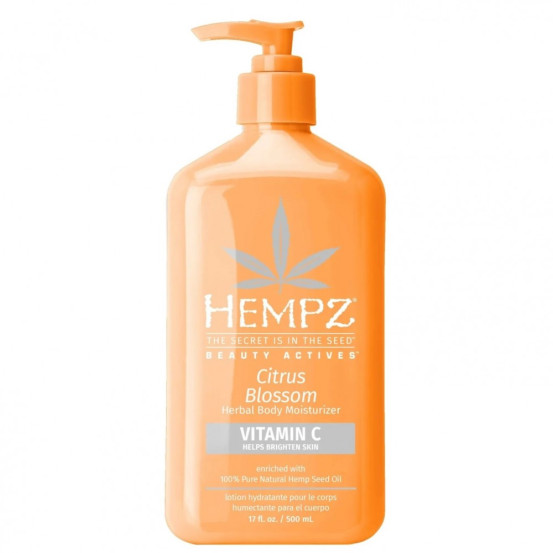 Молочко с витамином С "Цветы Цитруса" HEMPZ Citrus Blossom Herbal Body Moisturizer with Brightening Vitamin C, 500 мл