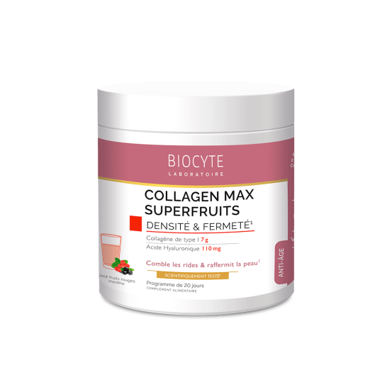 Пищевая добавка с коллагеном "Ягоды" Biocyte Collagen Max Superfruits, 20х13 г