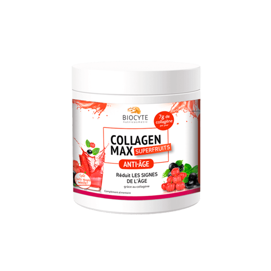 Пищевая добавка с коллагеном "Ягоды" Biocyte Collagen Max Superfruits, 20х13 г