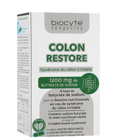 Капсули "Бутірат натрію" для кишечника Biocyte Colon Restore, 30 шт