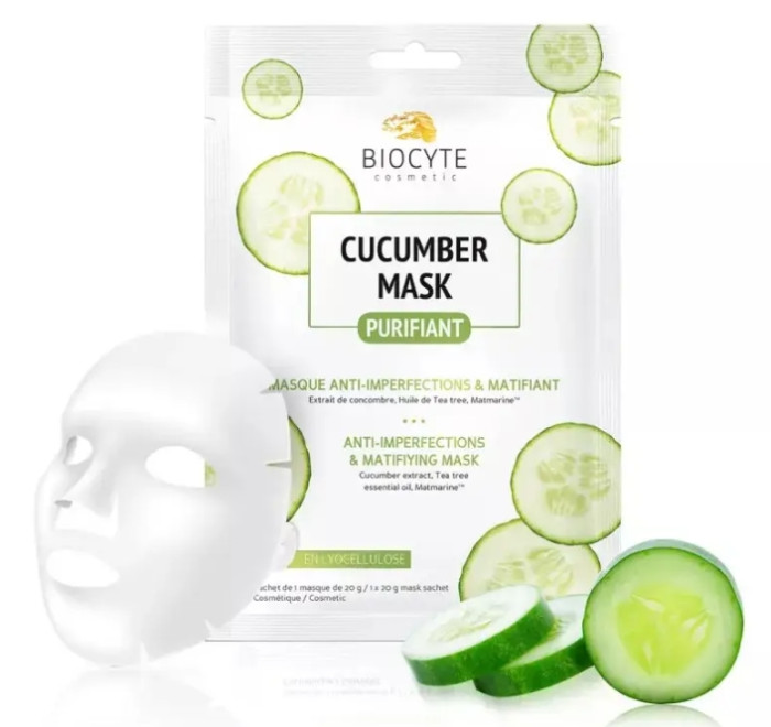 Маска огіркова Biocyte Cucumber Mask, 10 г