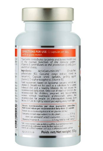Капсулы для суставов Biocyte Curcumin X 185, 30 шт