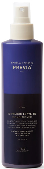 Двофазний кондиціонер "Срібний блиск" Previa Silver, 250мл
