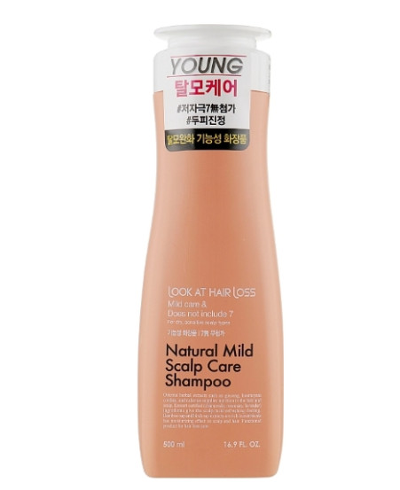 Шампунь проти випадіння волосся для чутливої шкіри голови Daeng Gi Meo Ri Look At Hair Loss Natural Mild Scalp Care Shampoo, 500 мл
