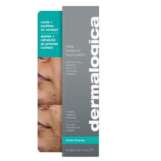 Рідкий пластир для лікування акне Dermalogica Deep Акне Invisible Liquid Patch, 15 мл