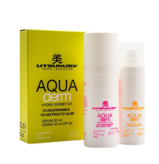 Набір для глибокого зволоження шкіри до 72 годин Utsukusy Aqua Derm Kit