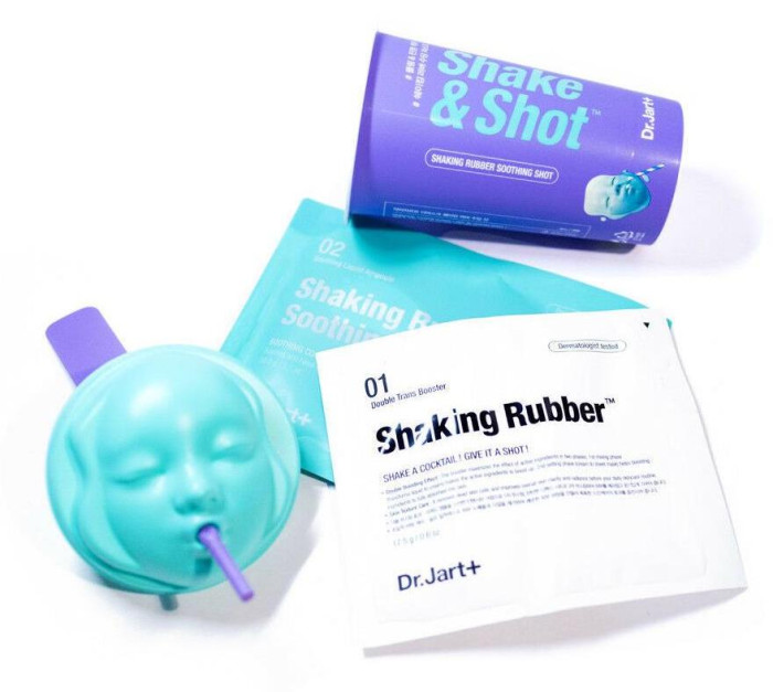 Маска-альгинатный коктейль Мягкость и Релакс Dr.Jart Dermask Shaking Rubber Soothing Shot