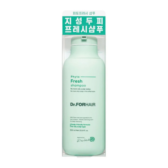 Міцелярний шампунь для жирної шкіри голови Dr. FORHAIR Phyto Fresh, 300 мл
