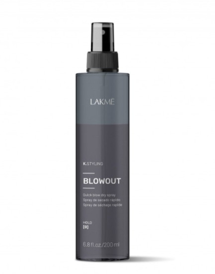 Двухфазный спрей ускоритель сушки-термозащита Lakme K.STYLING BLOWOUT QUICK BLOW DRY SPRAY, 200 мл