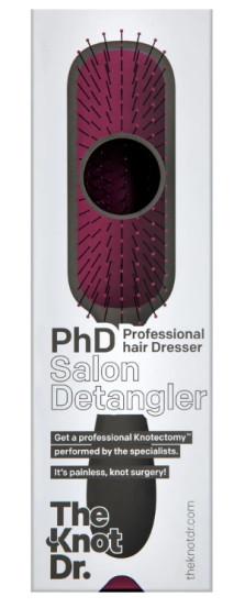 Щетка для волос The Knot Dr. PhD Ebony Cabernet/бордовая