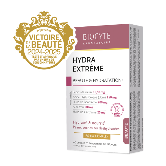 Капсулы для ультраувлажнения и антиоксиданта кожи Biocyte HYDRA EXTREM, 40 шт