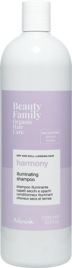 Шампунь для блиску сухого і тьмяного волосся Nook BEAUTY FAMILY HARMONY, 1000 мл