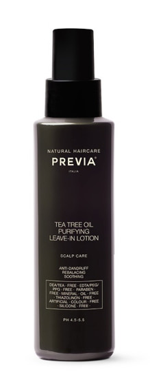 Очищающий лосьон для нормализации кожи головы Previa TeaTreeOil, 100мл