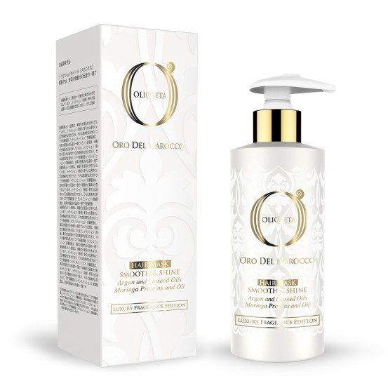 Маска Гладкість та блиск Barex Smooth & Shine Mask Olioseta Oro del Marocco, 250 мл