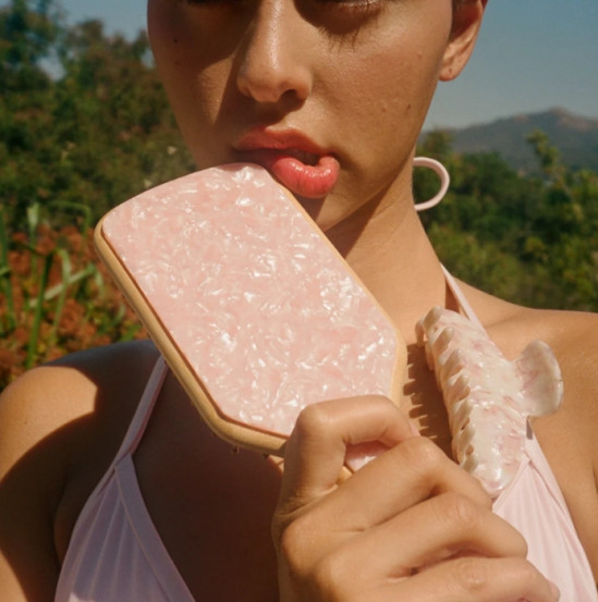 Великий крабик для волосся Emi Jay Big Effing Clip in Pink Sugar