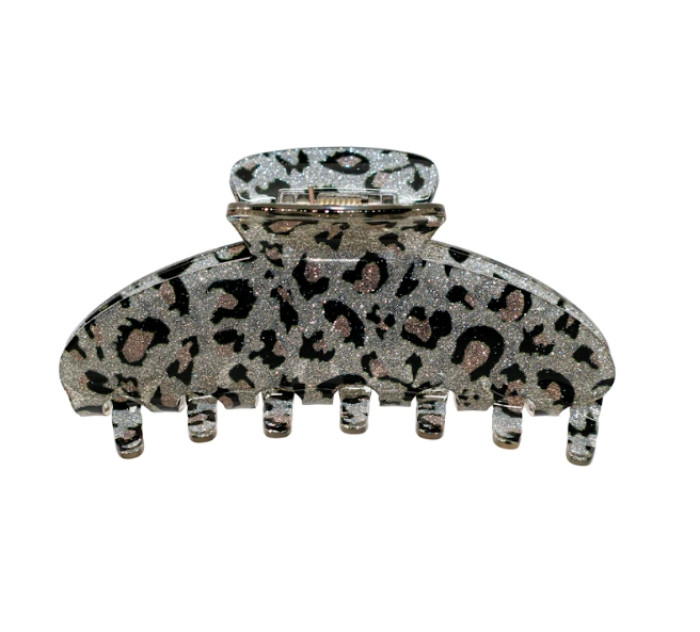 Великий крабик для волосся Emi Jay Big Effing Clip in Snow Leopard