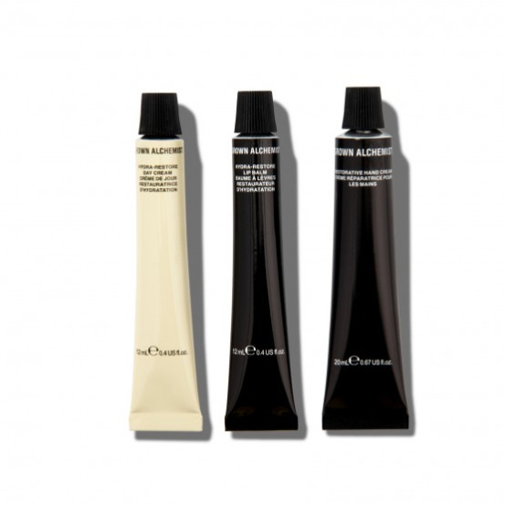 Трио фаворитов по уходу за лицом, губами и руками Grown Alchemist On-The-Go Essentials Kit