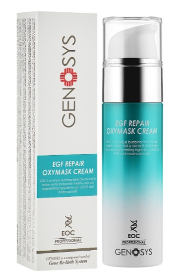 Киснева крем-маска з факторами росту Genosys EGF Repair Oxymask Cream, 50 г