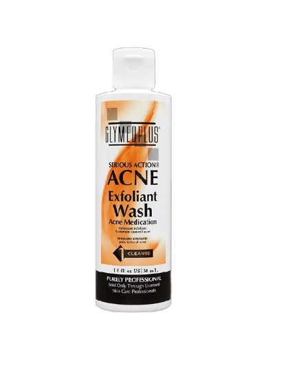 Гель для очищения с бензоил пероксидом и гранулами GlyMed Plus Exfoliant Wash, 30 мл