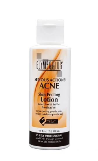 Антибактериальный лосьон с салициловой и молочной кислотой GlyMed Plus Skin Peeling Lotion, 118 мл