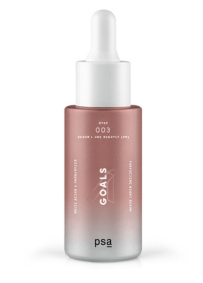 Антиоксидантная ночная сыворотка PSA Goals Multi Acids and Probiotics Perfecting Night Serum, 30 мл