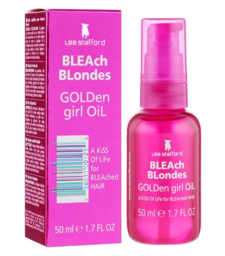 Живильна олія для освітленого волосся Lee Stafford Bleach Blondes Golden Girl Oil, 50 мл