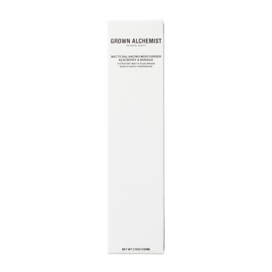 Матирующий увлажняющий крем для баланса кожи Ягоды Асаи, Бораго Grown Alchemist Matte Balancing Moisturizer, 60 мл