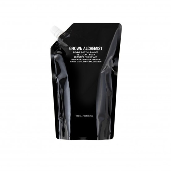 Восстанавливающий Гель для тела Герань, Мандарин, Кедр Grown Alchemist Revive Body Cleanser Refill, 1000 мл