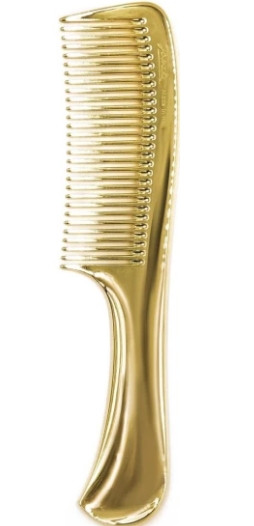 Гребінець з ручкою Janeke Wide-teeth comb with handle (срібло)