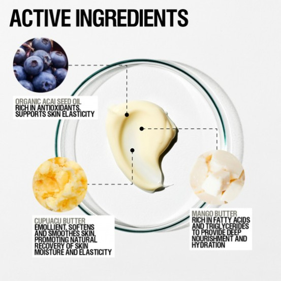 Интенсивный крем для тела Дамасская Роза, Асаи, Гранат Grown Alchemist Rich Restorative Body Cream, 120 мл