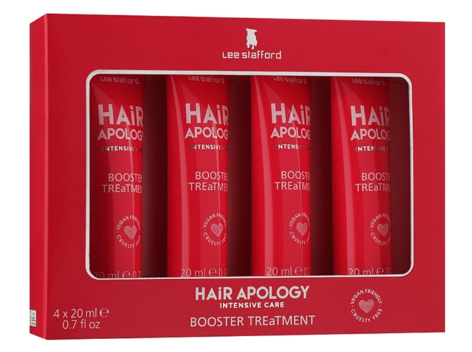 Бустер для лікування пошкодженого волосся Lee Stafford Hair Apology Booster Treatment, 4х25 мл