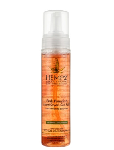 Гель-мус для душу "Помело й гімалайська сіль" Hempz Pink Pomelo & Himalayan Sea Salt Herbal Foaming Body Wash, 250 мл
