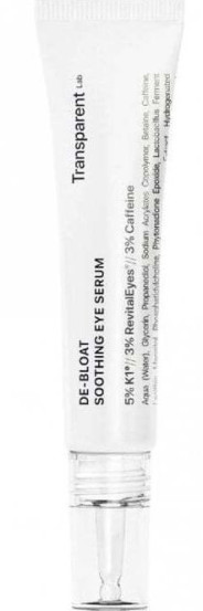Сыворотка для контура глаз Transparent-lab De-bloat soothing eye serum, 15 мл