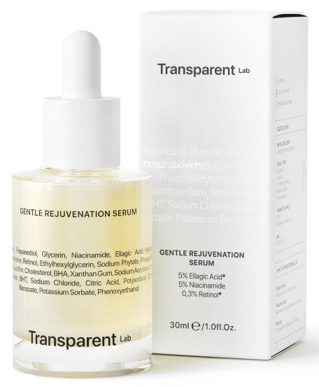 Осветительная сыворотка против старения Transparent-lab Gentle rejuvenation serum, 30мл