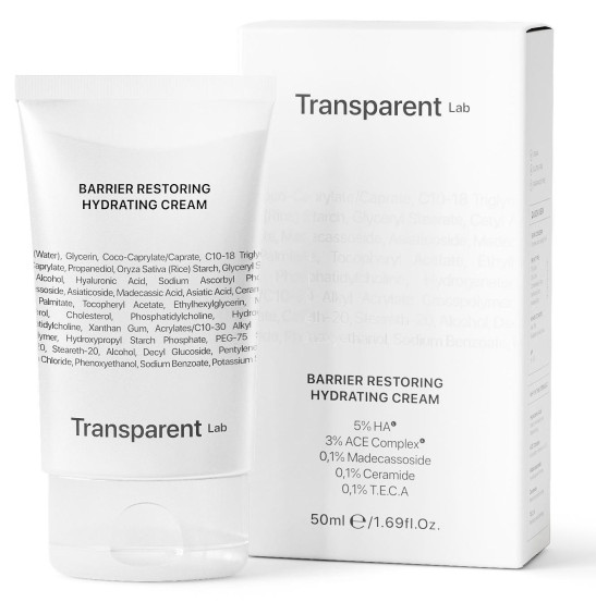 Ультразволожуючий крем Transparent-lab Barrier restoring hydrating cream, 50мл