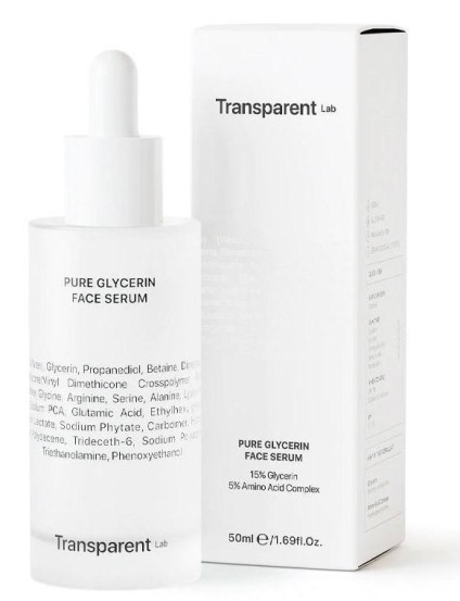 Увлажняющая сыворотка с глицерином Transparent-lab Pure glycerin face serum, 50мл