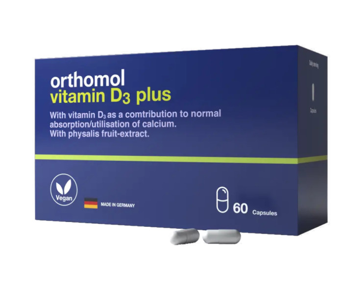 Вітаміни Orthomol Vitamin D3 Plus new, 60 шт
