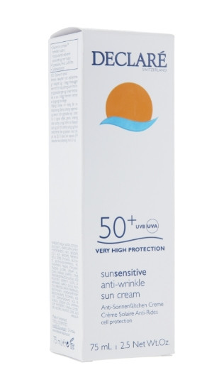 Солнцезащитный крем против старения кожи Declare Anti-Wrinkle Sun Protection Cream SPF 50+, 75 мл