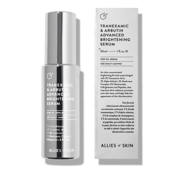Осветляющая сыворотка для лица Allies Of Skin Tranexamic & Arbutin Advanced Brightening Serum, 30 мл