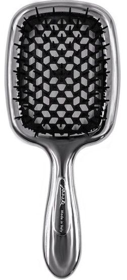 Расческа для волос Janeke UPERBRUSH LUX (серебро с черным)