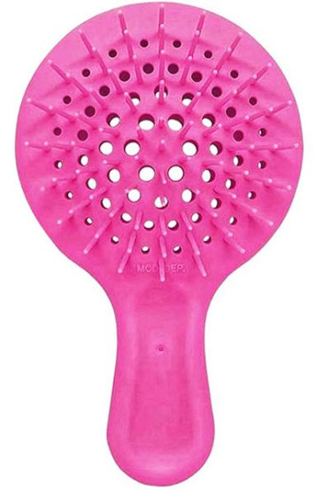 Расческа для волос  Janeke Superbrush Mini Silicon Line (розовый)