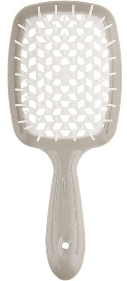 Гребінець для волосся Janeke Superbrush the Original Small (сірий з білим)