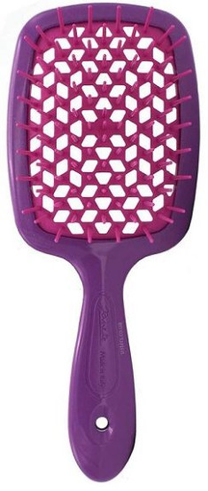 Гребінець для волосся Janeke MINI Superbrush the Original Small (фіолетовий з рожевим)