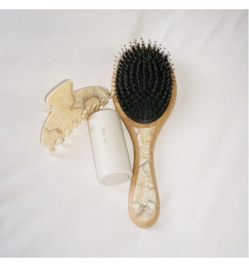 Овальна щітка для волосся Emi Jay Flat Brush in Chantilly