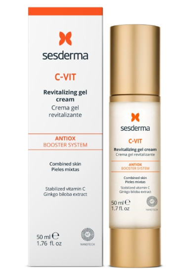 Ревіталізуючий крем-гель з вітаміном C для обличчя Sesderma C-Vit Revitalizing Cream Gel, 50 мл