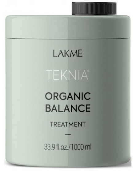 Інтенсивна зволожуюча маска для всіх типів волосся Lakme Teknia Organic Balance Treatment, 1000 мл