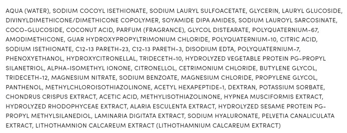 Увлажняющий шампунь с пептидами L'Alga Seahydrate CPR Molecular Repair Peptide-18 Shampoo For Medium & Coarse Hair, 200 мл